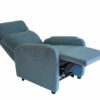 Photo fauteuil releveur Charlotte Massant position allongée de profil