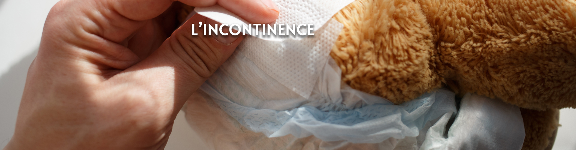 Photo haut de page Incontinence