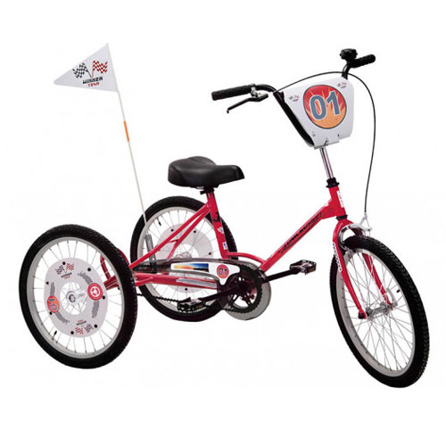 Photo tricycle Tonicross Basic Rupiani rouge