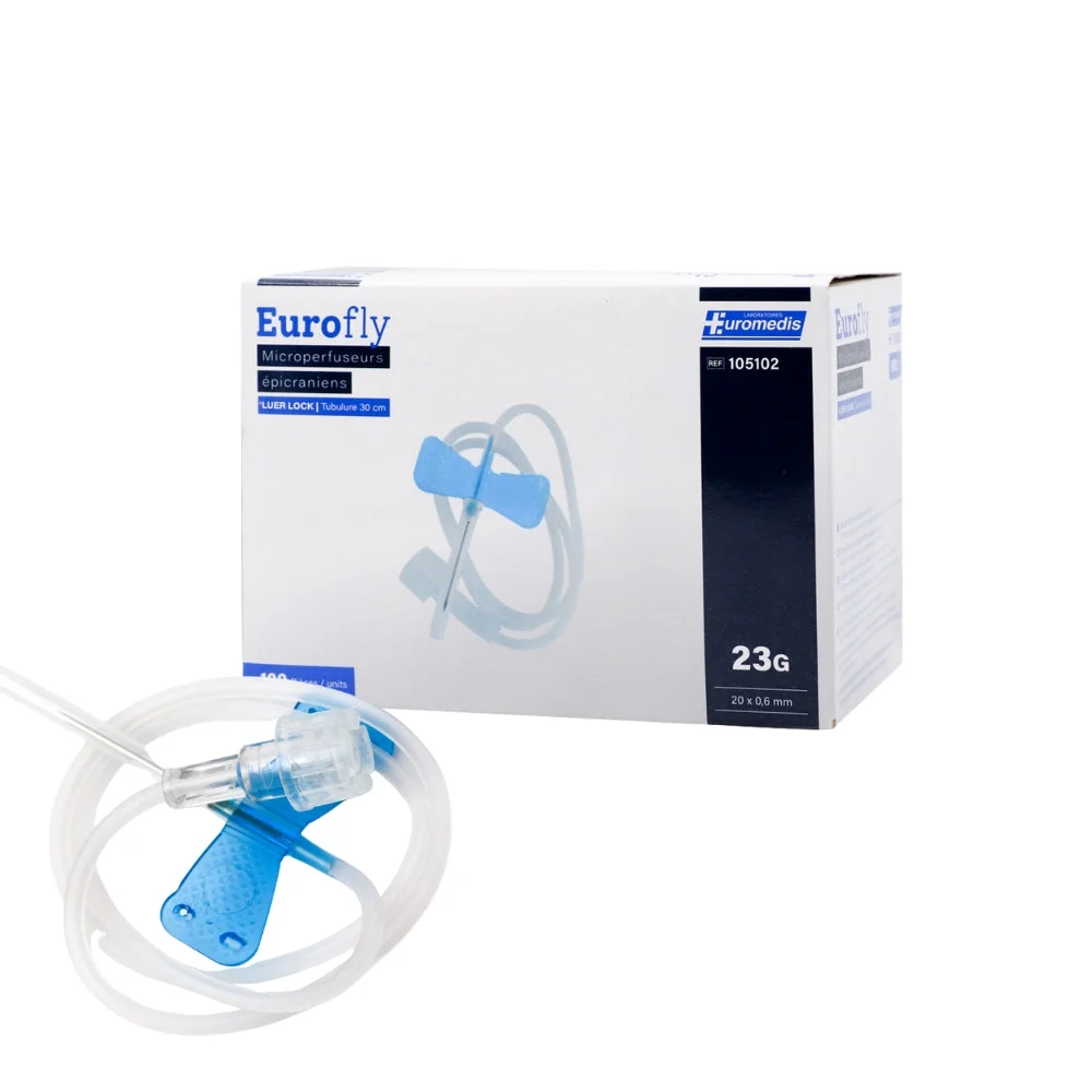 Microperfuseur épicrânien Eurofly (21G / 22G / 23G)