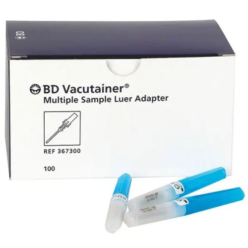 Adaptateur Luer BD Vacutainer, lot de 100 pièces
