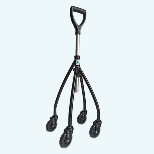canne quadripode a roulettes wheeleo 5430002368009